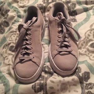 Puma suede light gray